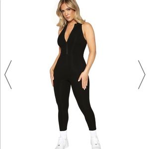 BLACK NAKED WARDROBE JUMPSUIT